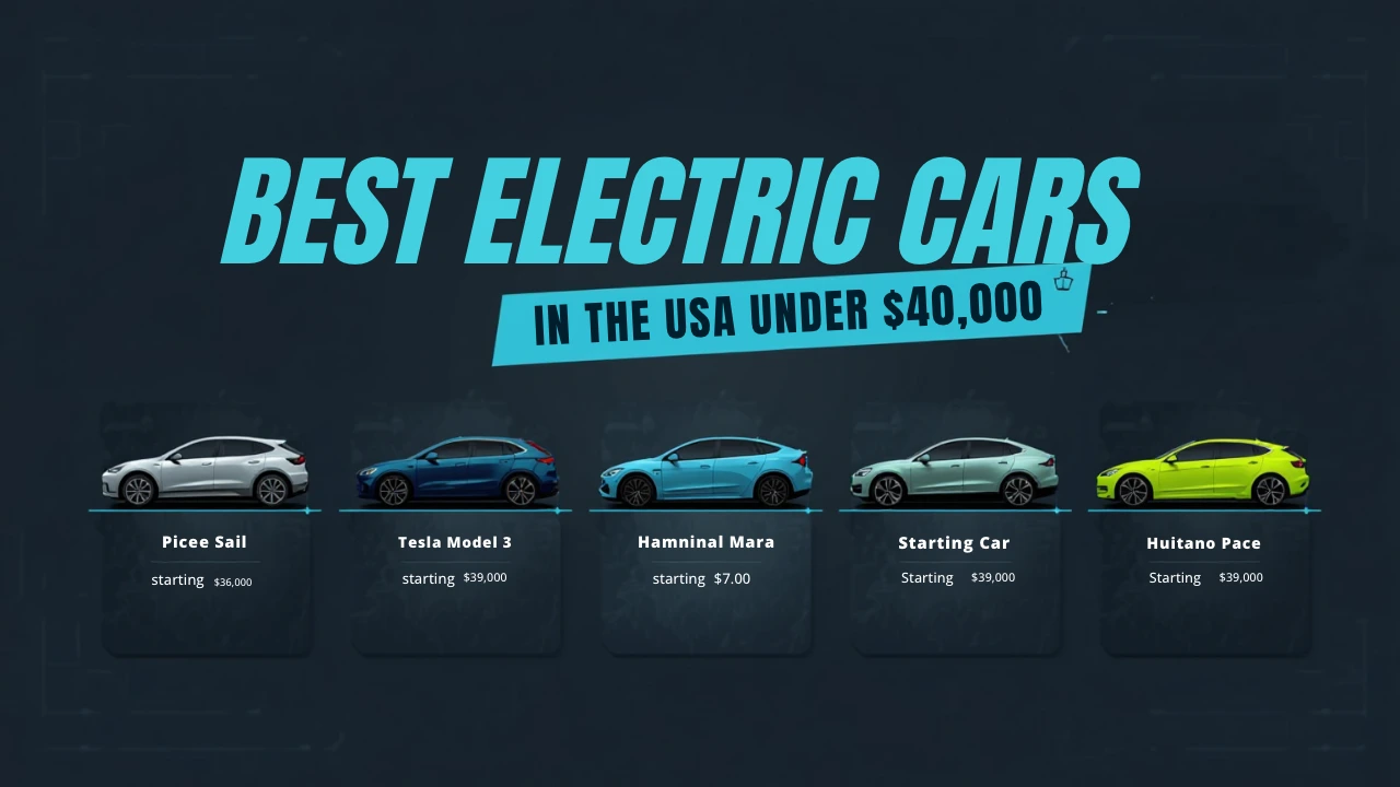 Best Electric Cars in the USA Under $40,000